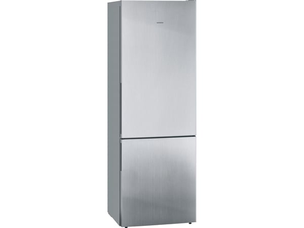 Siemens KG49EAICA - Køleskab/fryser - bund-fryser - fritstående - bredde: 70 cm - dybde: 65 cm - højde: 201 cm - 413 liter - Klasse C - rustfrit stål