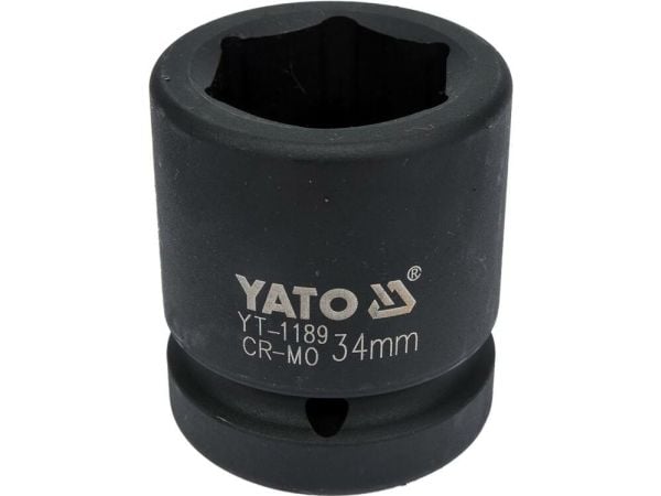 YATO SIXTH-ACCESSION SOCKET 1" LYHYT 34mm
