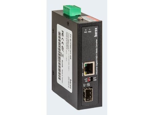 barox PC-BTPMC101-GE - Fibermedieomformer - 1GbE - 100/1000Base-FX, 10/100/1000Base-TX - RJ-45 / SFP (mini-GBIC)