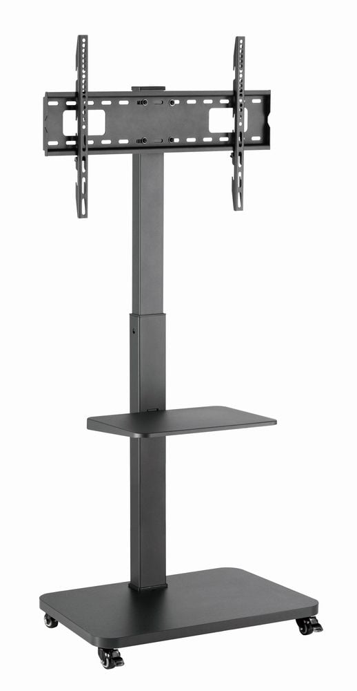 Gembird - Vogn - for TV - sponplate, stål - svart - skjermstørrelse: 37"-75"