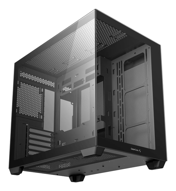 DeepCool CG530 datorchassi ITX/Micro-ATX/ATX, härdat glas, svart