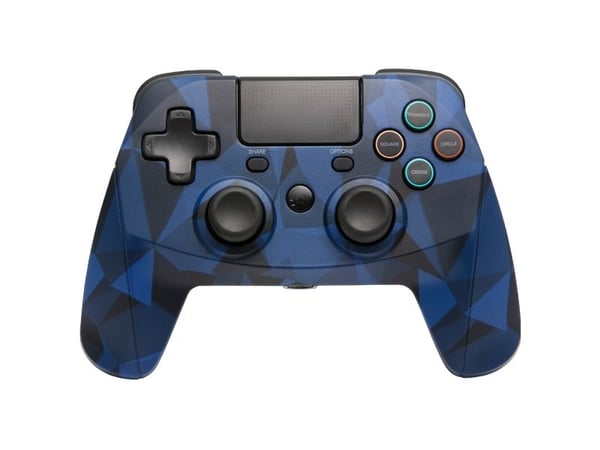 Snakebyte GAME:PAD 4 S WIRELESS - Håndkonsoll - trådløs - Bluetooth - blå camo - for Sony PlayStation 4