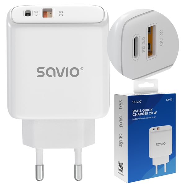 Savio LA-12, Innendørs, AC, Hvit