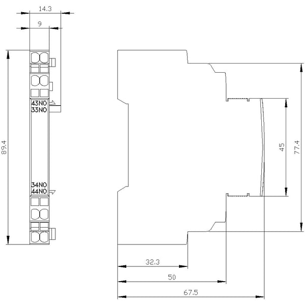 Siemens 3RV2901-2B apukytkin 1 kpl