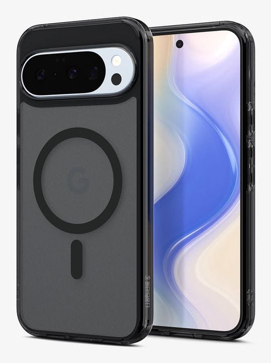 Spigen ACS09703 MagSafe-suojakuori Google Pixel 10/10 Pro, huurteenmusta