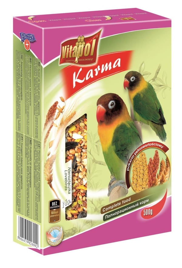 Vitapol zvp-2600, Frø, 500 g, Lovebird