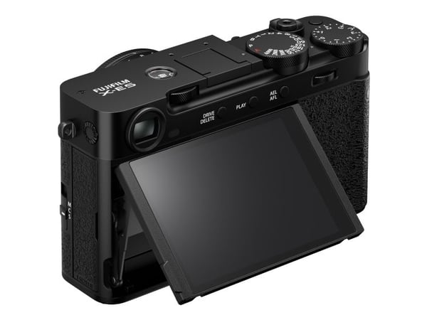 Fujifilm X -E5 Body, 40,2 MP, 7728 x 5152 piksler, X-Trans CMOS 5 HR, 6.2K, Berøringsskjerm, Svart