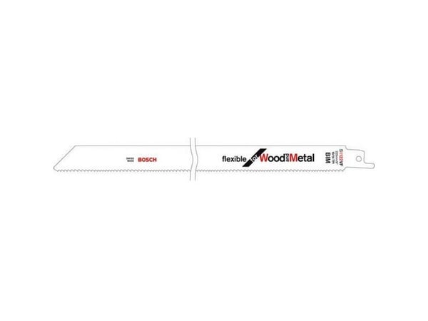 Bosch flexible for Wood and Metal S 1222 VF - Sagblad - for tre med spiker, blikk, epoksy, aluminum profiles, wood with steel elements, wood with n...