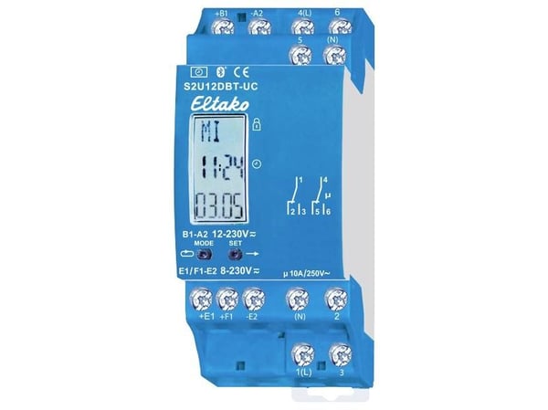 Eltako tidur 2-kanals Bluetooth S2U12DBT-UC (23002903)