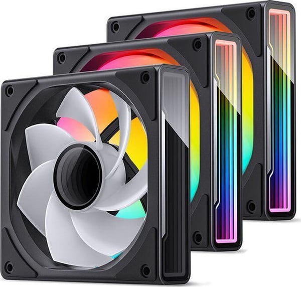 Jonsbo ZK-120BR 3-i-1 vifte A-RGB, svart Reverse (ZK-120BR 3IN1)