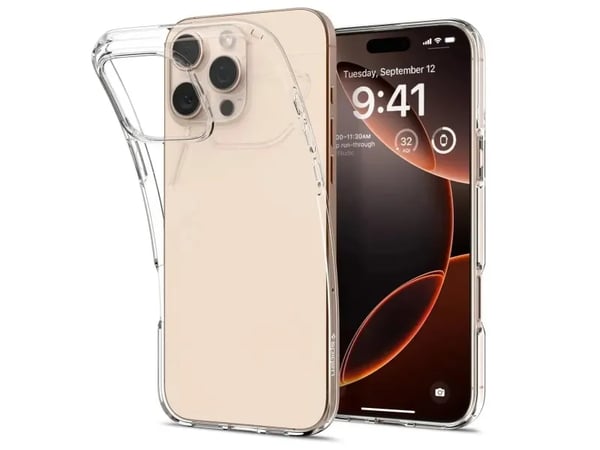 Spigen Crystal Flex, Mobilskal, Apple, iPhone 16 Pro Max, 17,5 cm (6.9"), Transparent