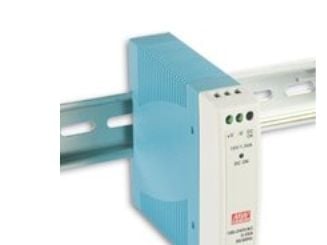 MEAN WELL MDR-20-24, 24 W, 85 - 264 V, 47 - 63 Hz, 0,35 - 0,55 A, 50 ms, 84 %