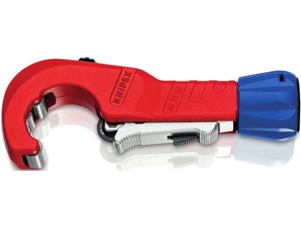 Knipex TubiX, Rørkutter, Rustfritt stål, Plast, Rustfritt stål, Blå, Rød, 260 mm