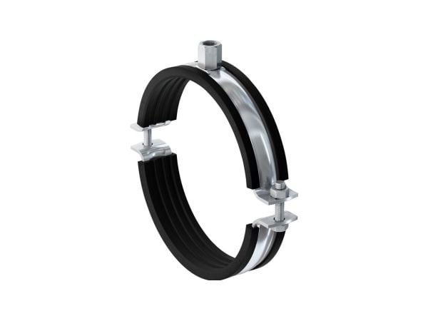 Fischer 554243, Putkenkiinnitin, Musta, Terästä, 19 - 23 mm, 1,27 cm (0.5"), EPDM-kumi, Sinkittyä terästä, 2,5 kN