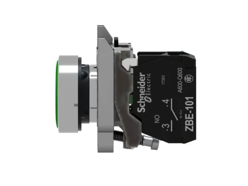 Schneider Electric XB4, Nappi, Vihreä, IP66, IK06, Luokka I, 30 mm