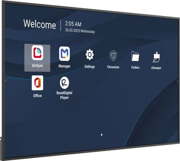 Viewsonic CDE8614-2C, Digitaalinen litteä infotaulu, 2,18 m (86"), LCD, 3840 x 2160 pikseliä, Wi-Fi, 24/7