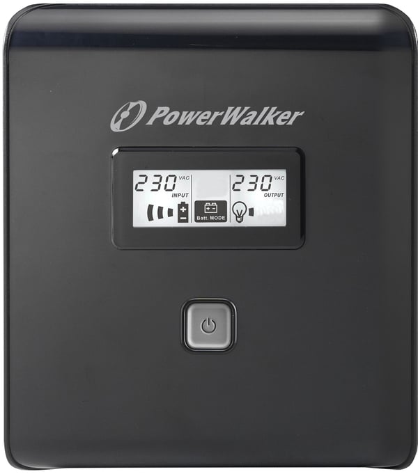 PowerWalker VI 1000 LCD, 1 kVA, 600 W, 160 V, 290 V, 50/60 Hz, 220 V