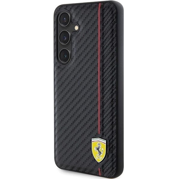 Ferrari 3666339242442, Deksel, Samsung, Galaxy S24, 15,8 cm (6.2"), Sort