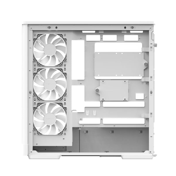 AeroCool P500A-WT-v1 midtowerchassi ATX, vit, härdat glas x2