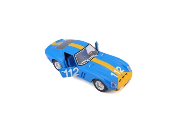 Bburago Model Car18-26305 Ferrari 250 GTO 1:24 sininen / keltainen