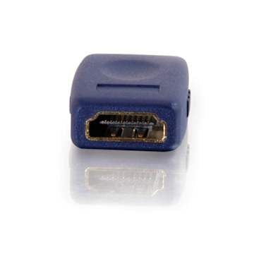 C2G Velocity HDMI Coupler - HDMI-anslutning - HDMI hona till HDMI hona - blå