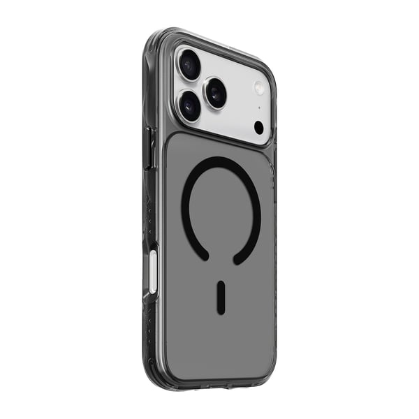 Laut Crystal MATTER-X - Baksidedeksel for mobiltelefon - MagSafe-samsvar - polykarbonat, termoplast-polyuretan (TPU) - svart krystall - for Apple i...