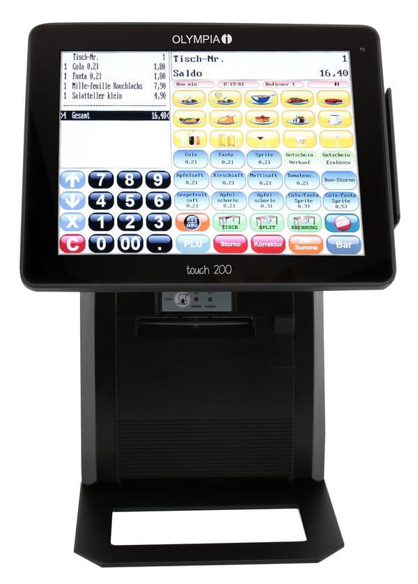Olympia Touch 200 TSE - Sedelräknare