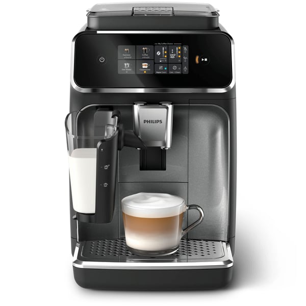 Philips Series 2300 EP2339 - Automatisk kaffemaskin med cappuccinatore - 15 bar - black panthera/chrome