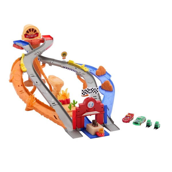 Mattel Cars JFL57 Race & Rescue -leikkisetti, 4 leluautoa