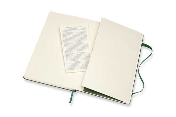 Moleskine Classic, Monokromatisk, Grønn, 240 ark, 70 g/m², Innbundet (hardcover), Universell