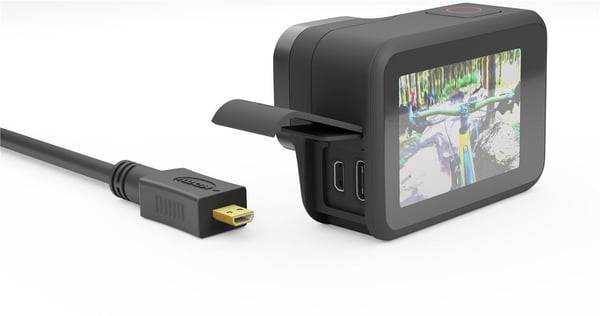 Goobay 53785 HDMI-kabel 2 m HDMI Type A til Micro HDMI Type D 4K/60 Hz, svart