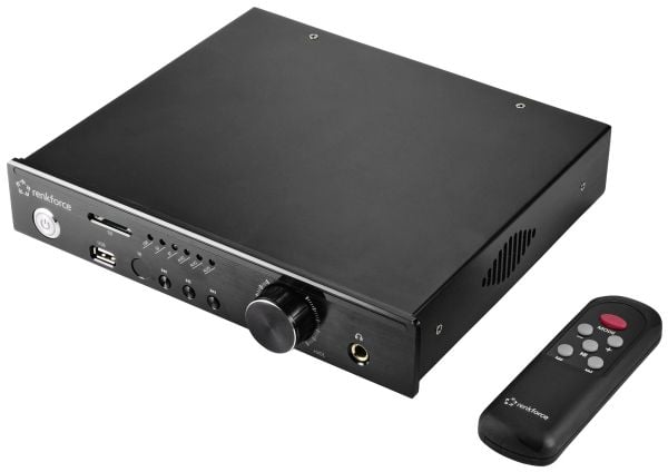 Renkforce RF-WAM-300 Stereovahvistin 2 x 50 W Musta (RF-5043172)