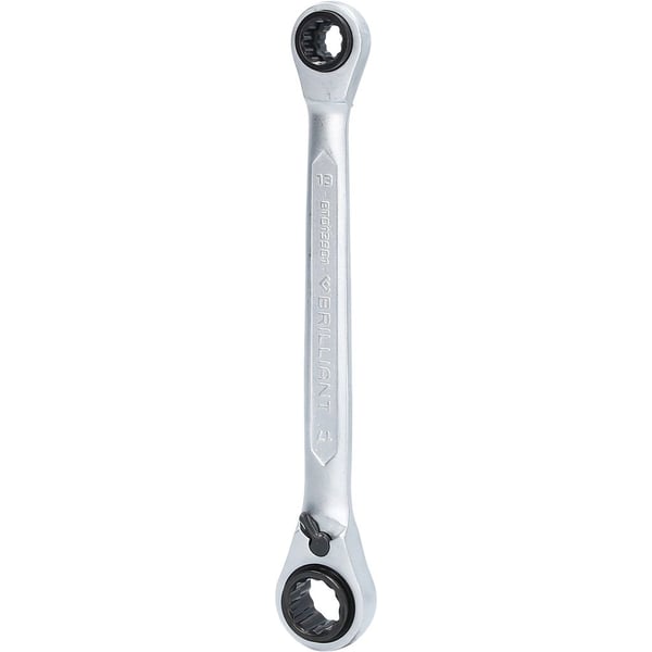 KS TOOLS Werkzeuge-Maschinen GmbH 10.20cm (4") 1, kaksoisratas rengasavain, 10 x 13, 17 x 19 mm (BT013901)