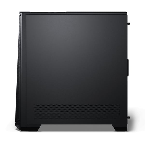 Phanteks Eclipse G400A - Mid tower spel - ATX - genomskinlig sidopanel (härdat glas) - ingen strömförsörjning (ATX) - svart satäng - USB/ljud