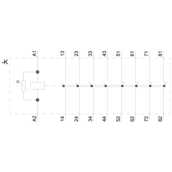 Apukontaktori 220VAC 3RH2344-1CN20 (3RH23441CN20)