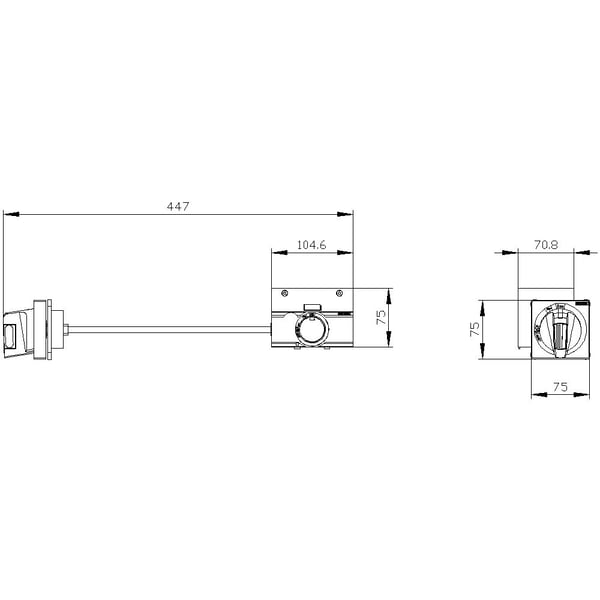 Siemens 3VA9257-0PK15 effektkontakt-tillbehör 1 st