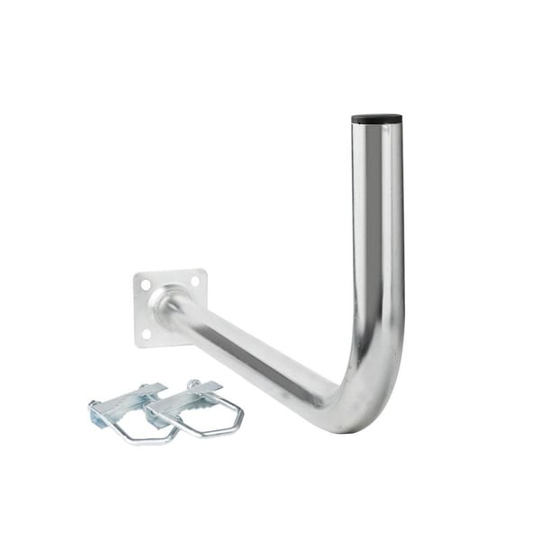 Extralink L600 BALCONY HANDLE MOUNT WITH U-BOLTS M8, Rustfritt stål, Vinkelbrakett, 16 kg, Stål, Generelle formål, Galvanisert belegg