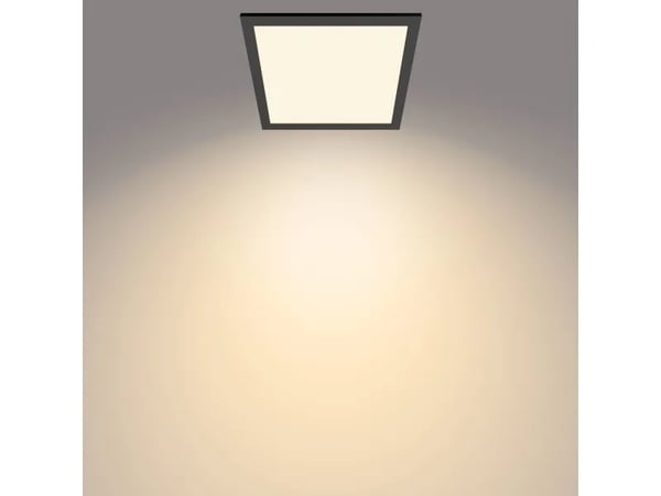 Philips Funktionell Panel taklampa 12 W kvadratisk, LED, IP20, Svart