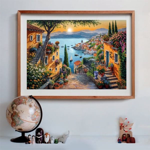 Clementoni Puslespil HQC Steps to The Harbor, 1500 brikker