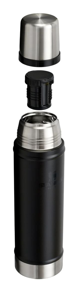 Stanley 10-11345-044, 0,6 l, Svart, Rustfritt stål, 18 timer, 20 timer, Camping, Reise, Daglig bruk