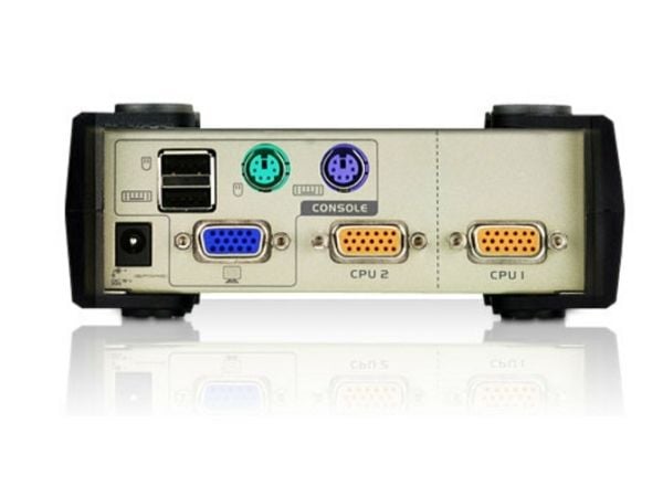 ATEN CubiQ CS82U - Omkopplare för tangentbord/video/mus - 2 x KVM port(s) - 1 lokal användare - skrivbordsmodell