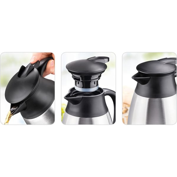Lamart LT4032, 1,5 L, Musta, Ruostumaton teräs, Muovi, Ruostumaton teräs, Muovi, Matkailu