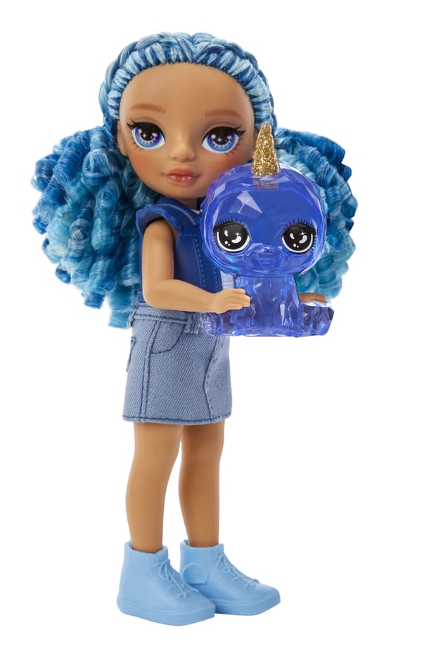 Rainbow High Littles Dolls- Sapphire (Blue), Modedocka, Flicka, 4 År, Pojke/flicka, Multifärg
