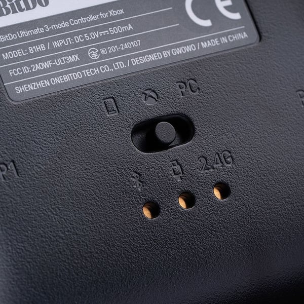 8Bitdo Ultimate 3-mode - Håndkonsoll - trådløs - 2.4 GHz/Bluetooth - svart - for Microsoft Xbox One, Microsoft Xbox Series S, Microsoft Xbox Series...