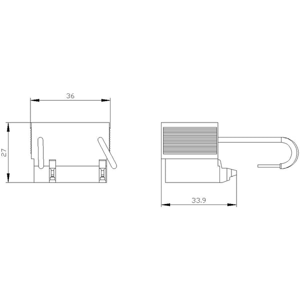 Siemens 3RT1956-1CE02 Überspannungsschutz 400 V/AC 1 St., 42 mm, 55 mm, 30 mm, 32 g, 1 styck