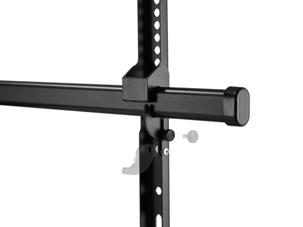 Equip 650327, 2,03 m (80"), 200 x 200 mm, 800 x 400 mm, -15 - 5°, Rustfrit stål, Sort