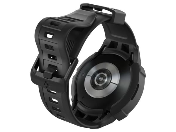 Spigen Rugged Armor Pro, Laatikko, SmartWatch, Musta, Samsung, Galaxy Watch 5 Pro, Termoplastinen polyuretaani (TPU)