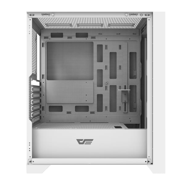 darkFlash DRX70 Mesh, Midi Tower, PC, Vit, ATX, ITX, micro ATX, Metall, Härdat glas, Spela