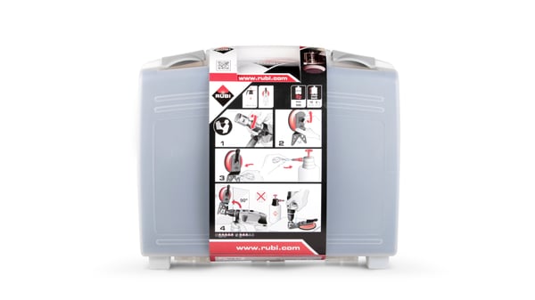 RUBI Easy Gres Plus laattaporasarja 20, 28, 35, 43, 50, 68, 75 mm, 7 kpl
