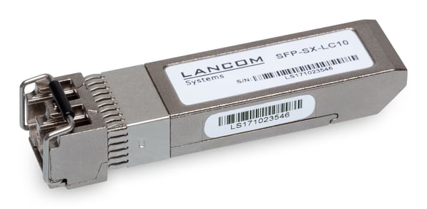 LANCOM SFP-SX-LC10 - SFP+ transceivermodul - 10GbE - 10GBase-SX - LC multimodus - opp til 300 m - 850 nm (en pakke 10)
